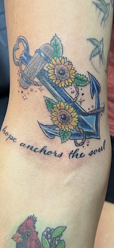 Explore karol g tattoo ideas, creative tattoo ideas in Linn Creek, available at Hillard Skillard Tattoos, LLC.