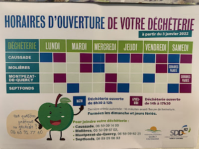 Déchèterie de Septfonds à Septfonds