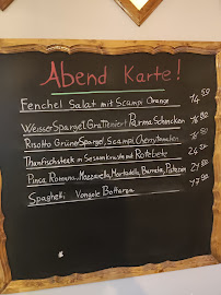 Menu / carte de S'apposentu ( Sardinia Day ) à Munich