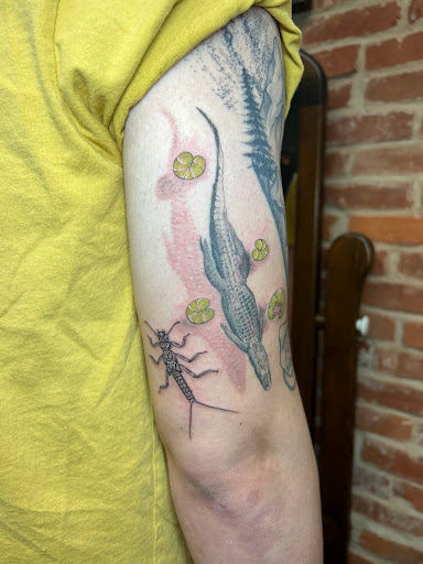 Explore anime forearm tattoo ideas, creative tattoo ideas in Leola, available at Sweet Omens