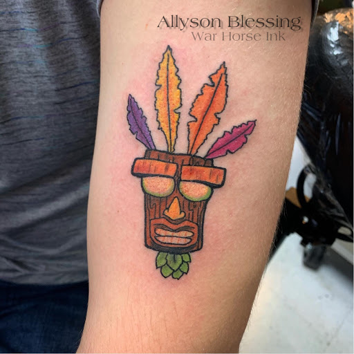 Explore camino tattoo ideas, creative tattoo ideas in Kent, available at War Horse Ink