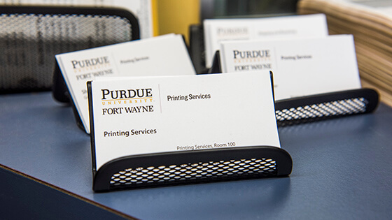 Purdue Fort Wayne Printing Services