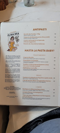 Restaurant italien ALMA MÍA - Cucina Italiana à Biscarrosse - menu / carte