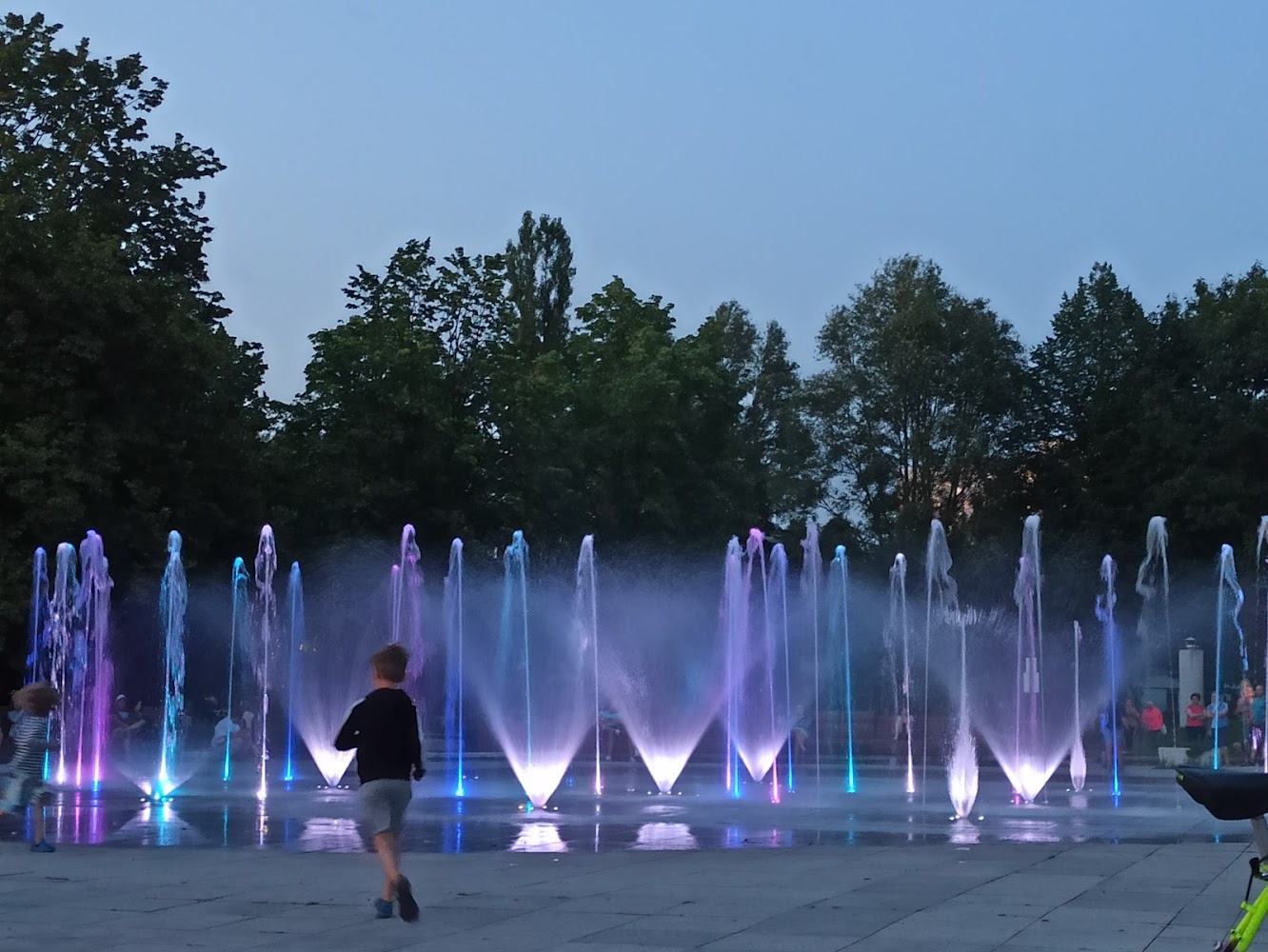 Multimedialne fontanny w Parku Szymańskiego