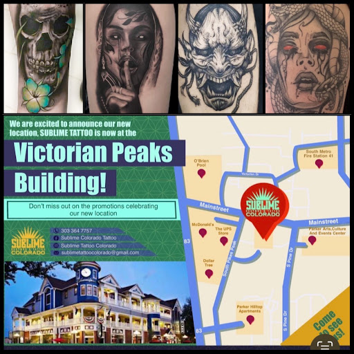Explore watercolour tattoo ideas, creative tattoo ideas in Parker, available at Sublime Colorado Body Mod And Tattoo