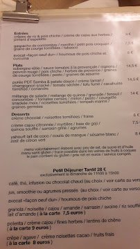 Le Potager de Charlotte à Paris menu