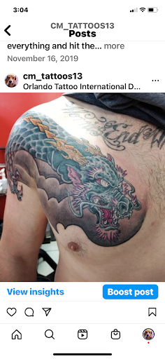 Explore tattoo ideas with son's name, creative tattoo ideas in Cocoa, available at Rorschach Tattoo Shop and Piercing Studio