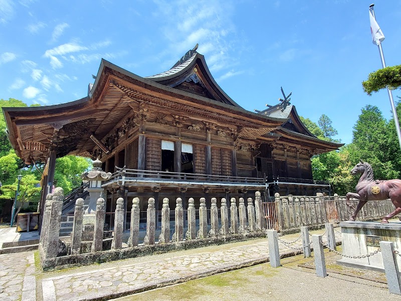 大原八幡宮 拝殿 幣殿 本殿