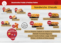 Sandwicherie Snack L' Authentique à Martigues (le menu)