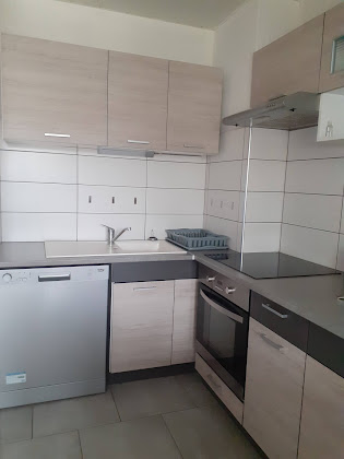Cuisine Appartement de vacances Appartement de vacance SAINT CYPRIEN PLAGE 250€ hors saison ! Proche d’argeles,Collioure, canet en Roussillon 66750 Saint-Cyprien