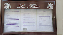 Menu du Les Filaos à Paris