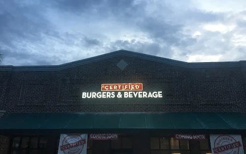 Certified Burgers and Beverage image