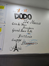 Le Dodo à Paris menu