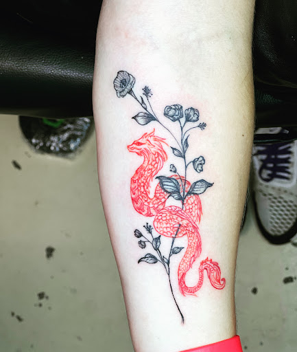 Explore atlanta falcons tattoo ideas, creative tattoo ideas in Mount Holly, available at Permanent Vacation Tattoos