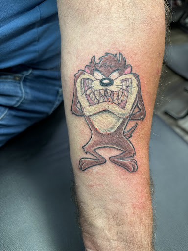 Explore men leg tattoo ideas, creative tattoo ideas in Williamsburg, available at 315 underground INK LLC