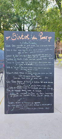 Restaurant français le bistrot du pont à Chauzon - menu / carte