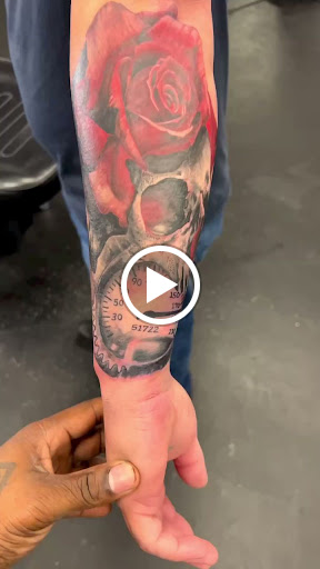 Explore dad fishing tattoo ideas, creative tattoo ideas in Gulfport, available at Phantom Art Studio