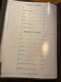 Restaurant coréen Guibine à Paris (le menu)
