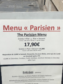 Page 35 à Paris menu
