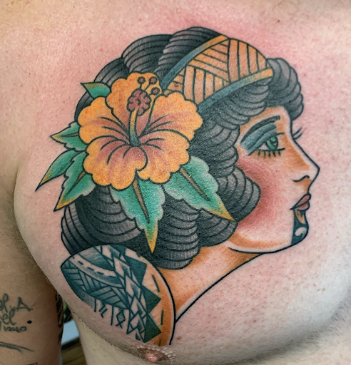 Explore viking sleeve tattoo ideas, creative tattoo ideas in Honolulu, available at Aloha Tattoo Waikiki Hilton Hawaiian Village Rainbow Bazaar