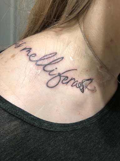 Explore physics tattoo ideas, creative tattoo ideas in Clarksville, available at Dark Raine Tattoo