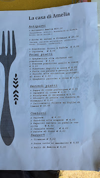 Menu du La Casa di Amelia à Ercolano
