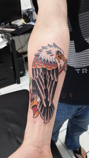 Explore hip thigh tattoo ideas, creative tattoo ideas in Port Washington, available at Homeward Bound Tattoo