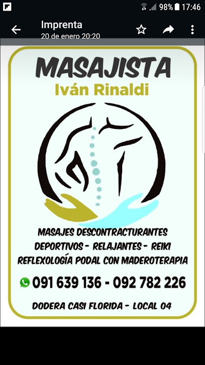 Masajista Ivan Rinaldi