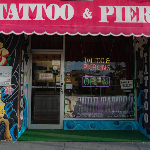 Tattoo Shop «Guru Tattoo Studio & Piercings», reviews and photos, 1271 Blue Heron Blvd, West Palm Beach, FL 33404, USA