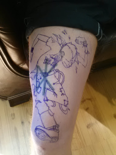 Explore son's name tattoo ideas, creative tattoo ideas in Roanoke, available at Asylum Studios