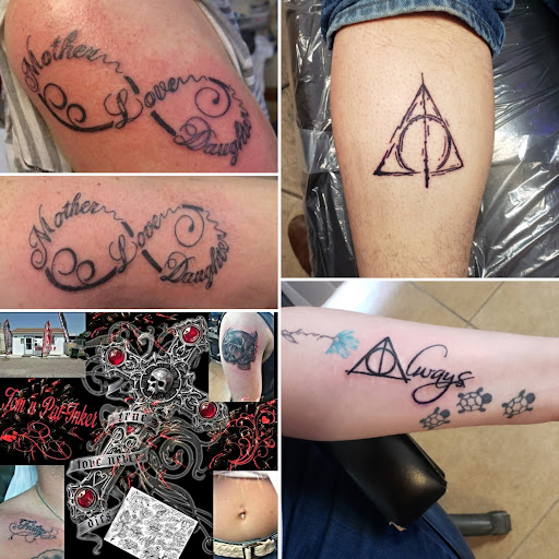 Explore 50th birthday tattoo ideas, creative tattoo ideas in Elko, available at Tom Custom Tattoos and Body Piercing Studio