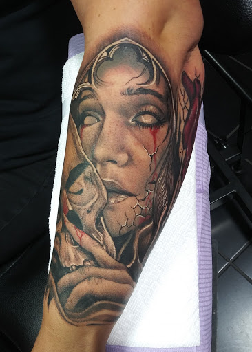 Explore basketball tattoo ideas small, creative tattoo ideas in Sarasota, available at SEVEN SINS Tattoo Studio