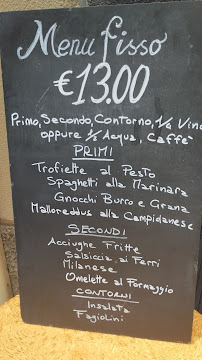 Restaurant Trattoria Tharros à Genoa (la carte)