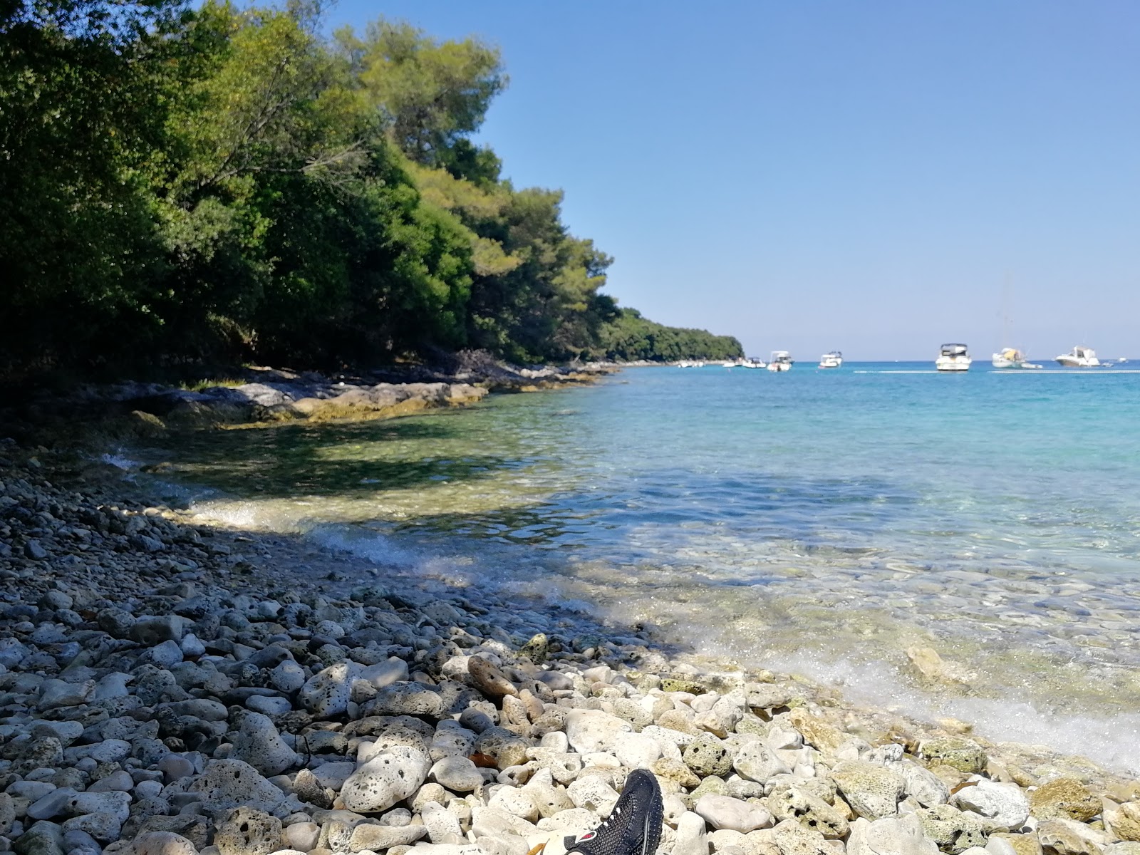 Photo of Knez beach with turquoise pure water surface