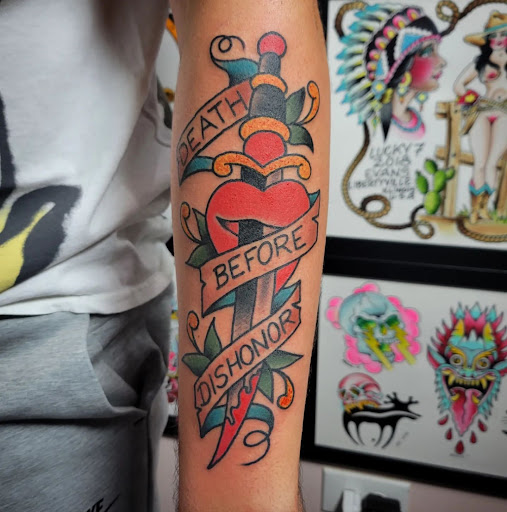 Explore mens tattoo sleeve ideas black and grey, creative tattoo ideas in Libertyville, available at Lucky Seven Tattoo