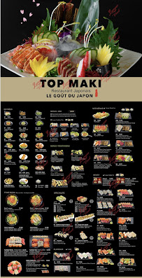 Menu / carte de Top maki à L'Isle-sur-la-Sorgue