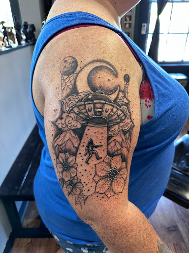 Explore lower back tattoo ideas, creative tattoo ideas in Fort Oglethorpe, available at The Helm Tattoo & Piercing