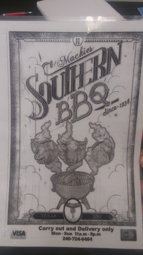 Barbecue Restaurant «Mackies Southern Barbecue Gaithersburg», reviews and photos, 8547 Ziggy Ln, Gaithersburg, MD 20877, USA