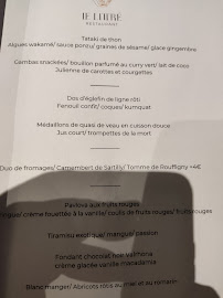 Restaurant français Le Littré à Avranches (la carte)