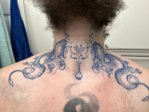 Explore bourbon glass tattoo idea, creative tattoo ideas in Elizabethtown, available at Artistic Resurrection Tattoo Elizabethtown