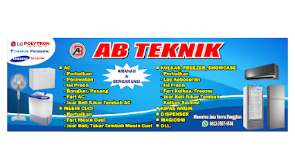 AB TEKNIK Service/Bengkel AC,kulkas,freezer,showcase,mesin cuci di Ciamis,Tasikmalaya,Banjar
