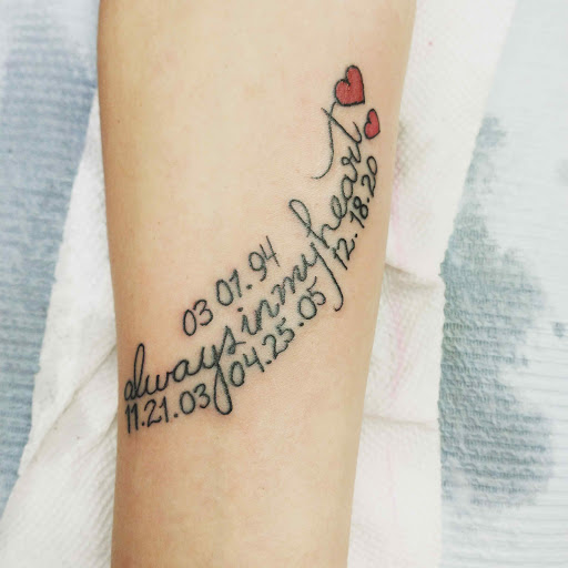 Explore tattoo ideas about parents, creative tattoo ideas in Carbondale, available at MsCandyTattoo