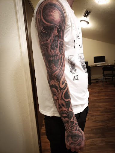 Explore small music tattoo ideas, creative tattoo ideas in Sheridan, available at BlackbearInk Studio LLC