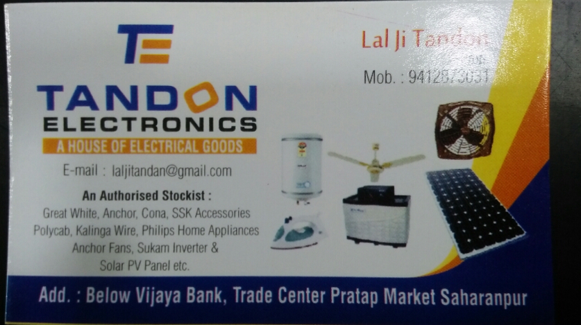 TANDON ELECTRONICS