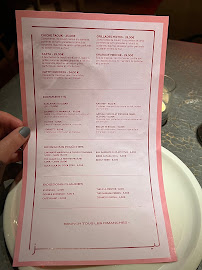 Restaurant libanais Liza à Paris (le menu)