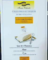 Menu du F.lli Orlando Snc à Castrovillari