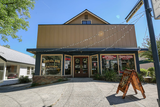 Explore men's tattoo ideas sleeve, creative tattoo ideas in Placerville, available at Royal Six Tattoo