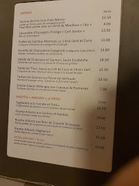 L'imprev' à Nîmes menu