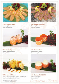 Golden à Catania menu