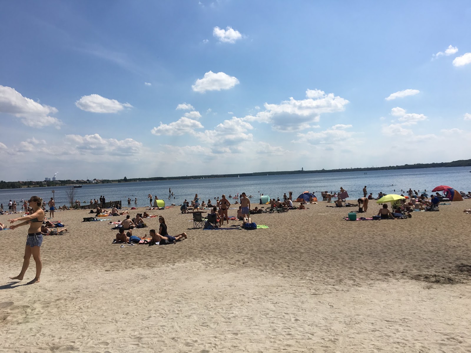 Foto van Leipzig Beach en de nederzetting